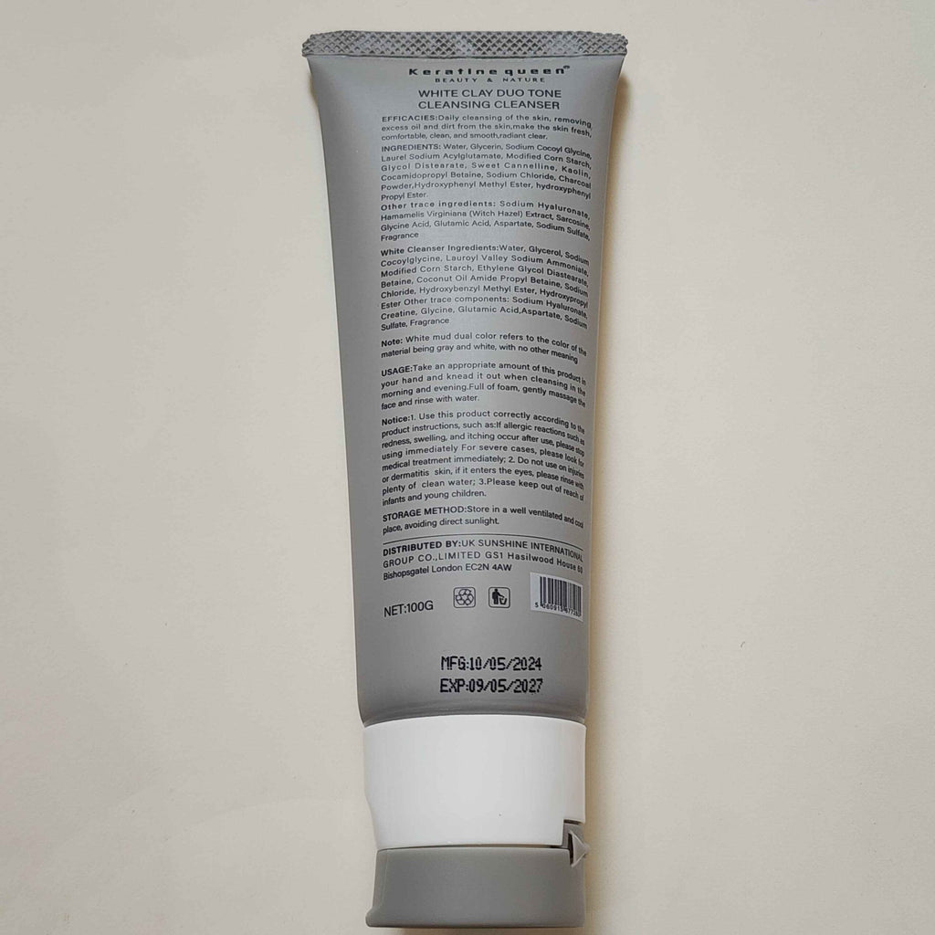 Keratine Queen White Clay Duo Tone Cleanser
