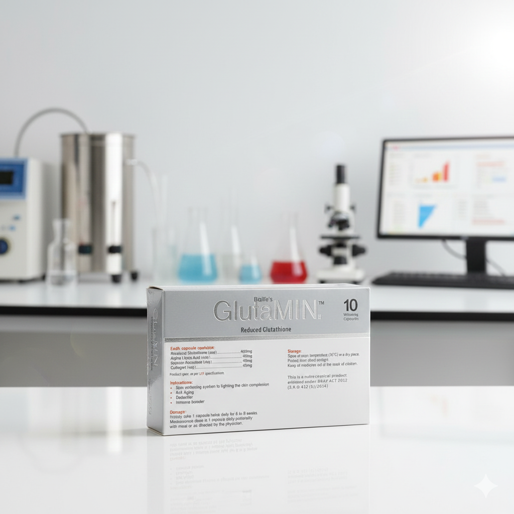 GlutaMin Full Body Whitening Capsules-Zero Side Effects-American Approved Formula