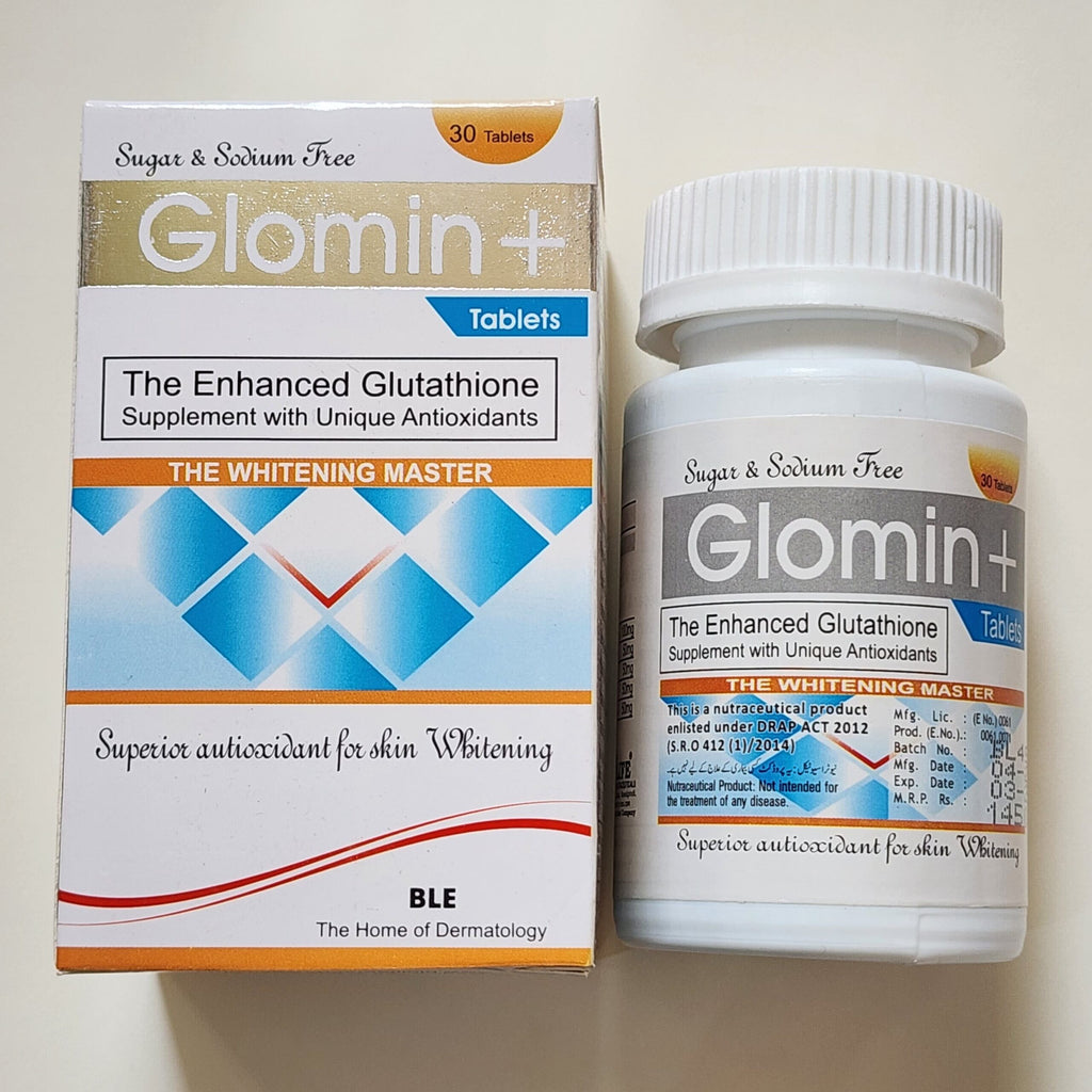 Glomin+ – The Enhanced Glutathione Suppliments with Unique Antiocidants