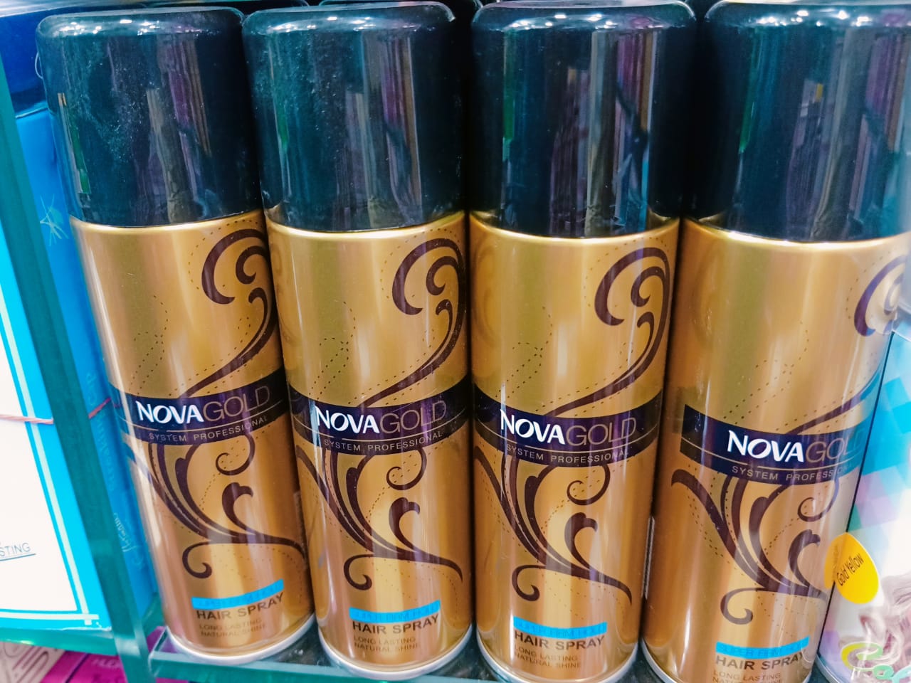 Nova Gold Professional Hold Hair Spray – Long-Lasting Style & Shine