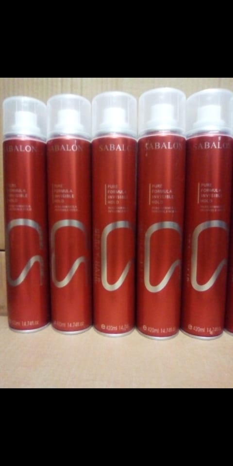 Sabalon Pure Formula Invisible Hold Hair Spray (420ml)