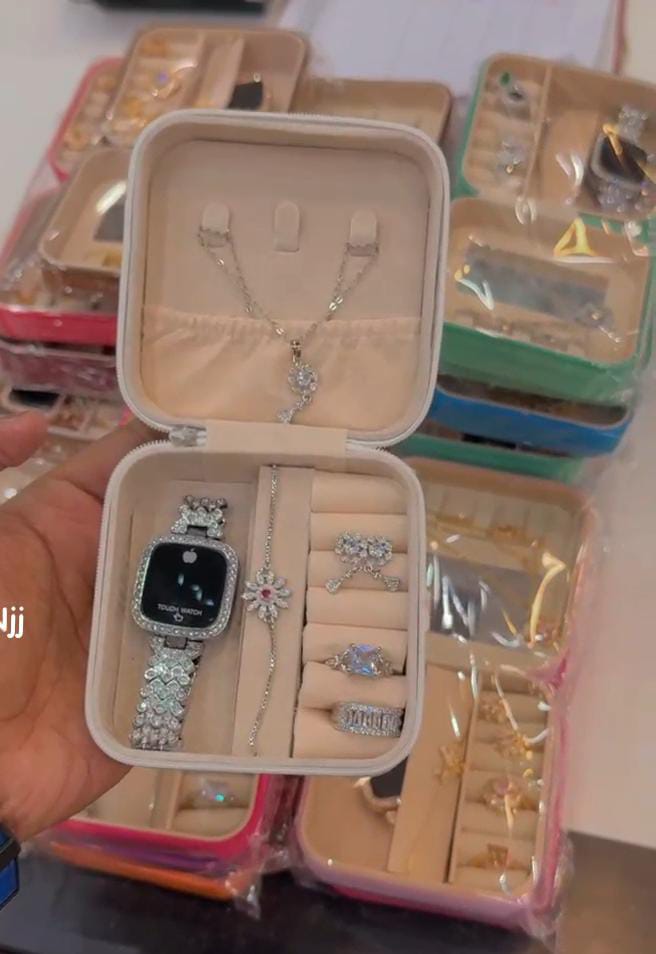 Premium Stainless Steel Jewellery Set – With Free Jewellery Box