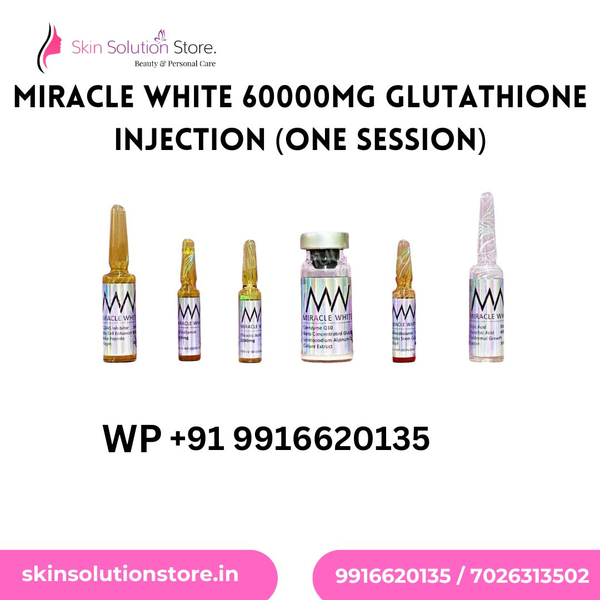 MW 60000mg Miracle White Whitening Injection | 6 Sessions Complete